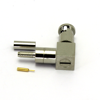 Micro BNC Right Angle Crimp / Crimp Plug 75 ohm 12GHz - Image 4