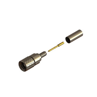 54-005-B3-AD - 10-32 (Microdot) Straight Crimp / Crimp Plug 