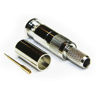 Micro BNC Straight Crimp/Crimp Plug 75ohm 12GHz, (15µin Au pin) - Image 3
