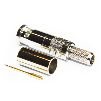 Micro BNC Straight Crimp/Crimp Plug 75ohm 12GHz, (15µin Au pin) - Image 4