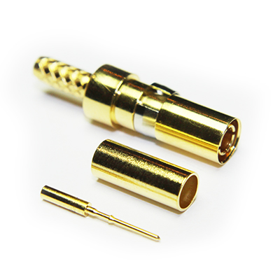 29-005-D3-AD - DIN 41626 Coax Crimp / Crimp Straight Plug Insert 