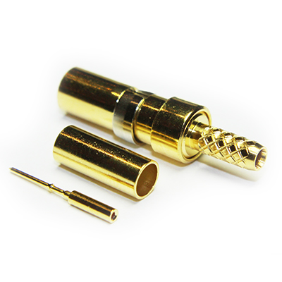 DIN 41626 50 ohm Crimp / Crimp Straight Plug Insert - Image 3