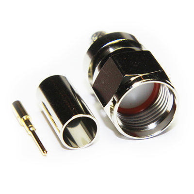 F Type Weather Proof Easy Fit / Crimp Plug - Image 1