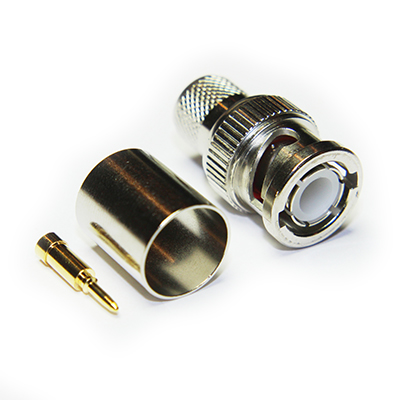 BNC Straight Crimp / Crimp Plug 50ohm - Image 2