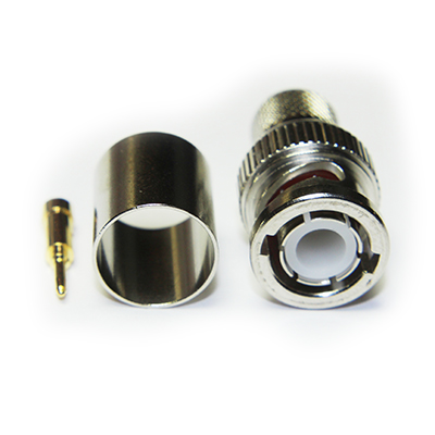 BNC Straight Crimp / Crimp Plug 50ohm - Image 3