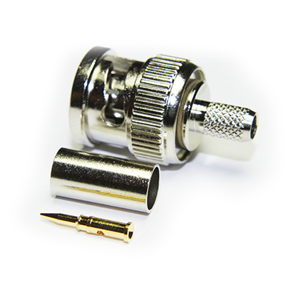 BNC Straight Crimp / Crimp Plug 50ohm - Image 2