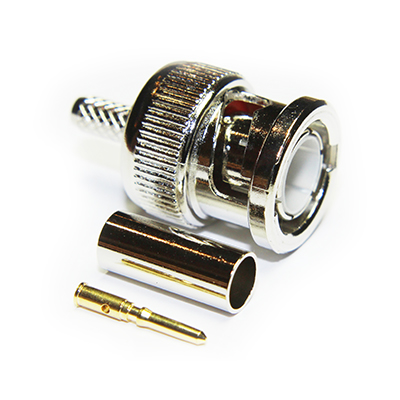 10-005-B3-EH - BNC Straight Crimp / Crimp  Plug 