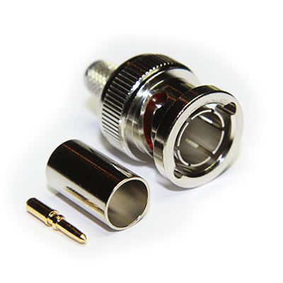 BNC High Definition Crimp/Crimp Plug, True 75ohm (3G) - Image 2