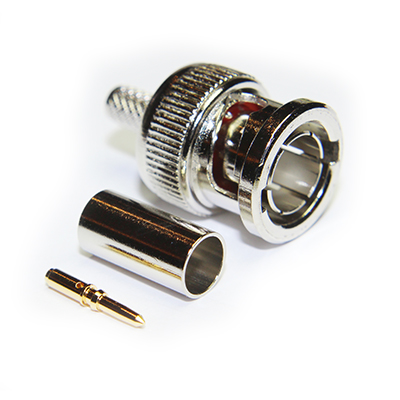 10-005-B36-BC - BNC High Definition Crimp/Crimp Plug, True 75ohm (3G) 