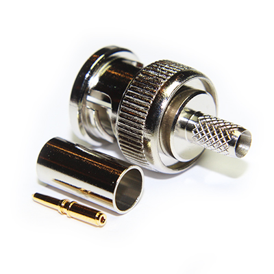 BNC High Definition Crimp/Crimp Plug, True 75ohm (3G) - Image 2