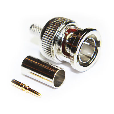 10-005-B36-BF - BNC High Definition Crimp/Crimp Plug, True 75ohm (3G) 