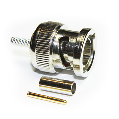 BNC High Definition Crimp/Crimp Plug, True 75ohm (3G) - Image 2