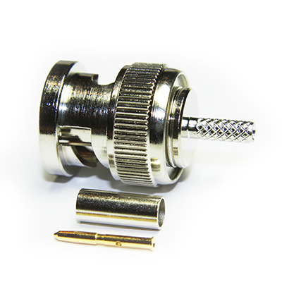 BNC High Definition Crimp/Crimp Plug, True 75ohm (3G) - Image 3