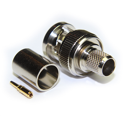 BNC High Definition Crimp/Crimp Plug, True 75ohm (3G) - Image 2