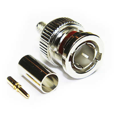 BNC High Definition Crimp/Crimp Plug, True 75ohm (3G) - Image 2