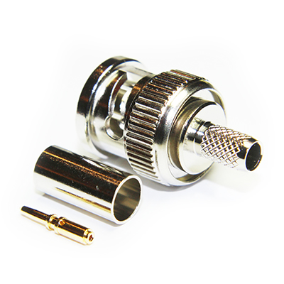 BNC High Definition Crimp/Crimp Plug, True 75ohm (3G) - Image 3