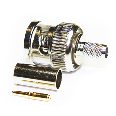 BNC High Definition Crimp/Crimp Plug, True 75ohm SMPTE 424M (3G) - Image 4
