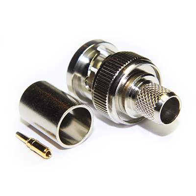 BNC High Definition Crimp/Crimp Plug, True 75ohm SMPTE 424M (3G) - Image 3