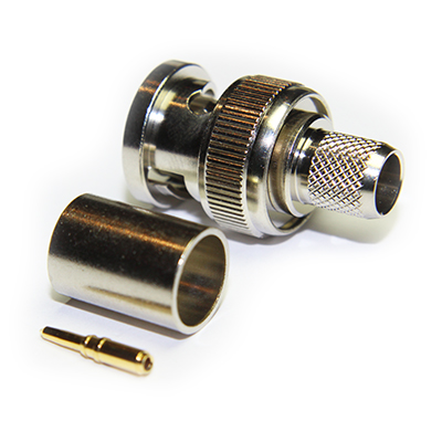BNC High Definition Crimp/Crimp Plug, True 75ohm SMPTE 424M (3G) - Image 3