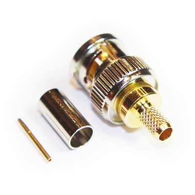 BNC Ultra HD 12G Straight Crimp / Crimp Plug True 75 Ohm - Image 3