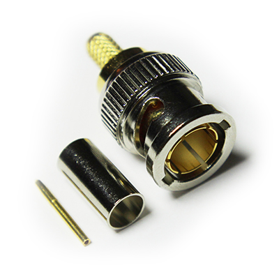 BNC Ultra HD 12G Straight Crimp / Crimp Plug True 75 Ohm - Image 4