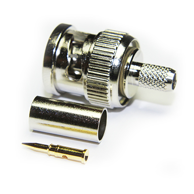 BNC Straight Crimp / Crimp  Plug  (4 Part) - Image 3