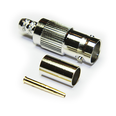 10-054-A0-BC - BNC Straight Crimp / Crimp Jack 