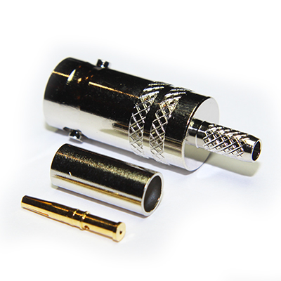 BNC Straight Crimp / Crimp Jack True 75 Ohm (3GHz) - Image 3