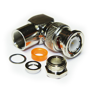 BNC Right Angle Solder /  Clamp Plug - Image 3