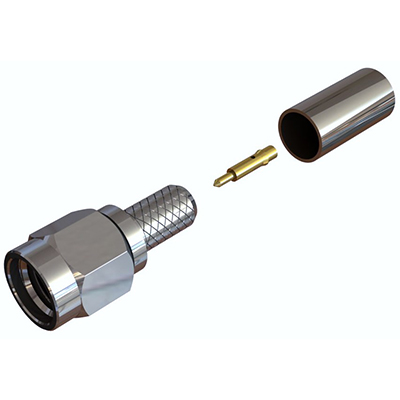 30-005-B3-AD - SMA Crimp / Crimp Plug ( Nickel ) 