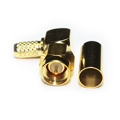 SMA Right Angle Solder / Crimp Plug - Image 4