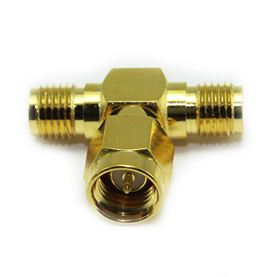 SMA 'T' Jack / Plug / Jack Adaptor - Image 1