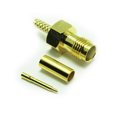 SMA Reverse Polarity Crimp / Crimp Jack - Image 1