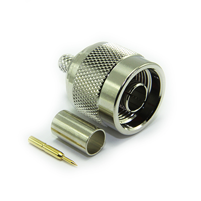 N Type Crimp / Crimp 75 Ohm Plug  - Image 1