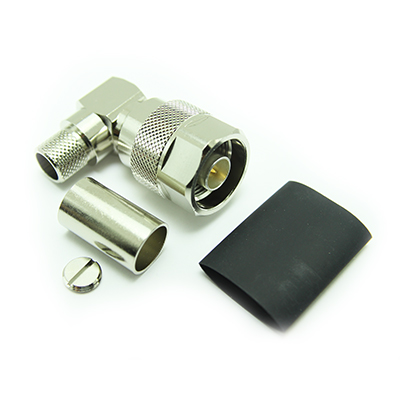 N Type Right Angle Solder / Crimp Plug - Image 2