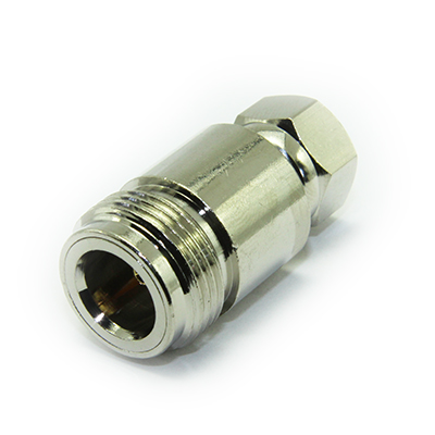 74-1525-511 - F Type Plug to N Type Jack Straight Adaptor