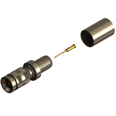 52-005-B6-FC1 - Bulk 100 - 1.0/2.3 Crimp / Crimp Plug True 75 Ohm 12Ghz 