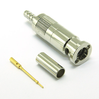 Micro BNC Straight Crimp / Crimp Plug 75 ohm (12GHz) - Image 2