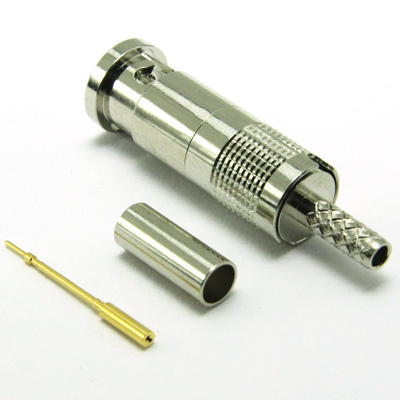 Micro BNC Straight Crimp / Crimp Plug 75 ohm (12GHz) - Image 3