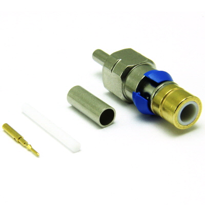 43-012-D6-BI - HDC43/GTIS Crimp Plug  for 1.6 Micro Coax