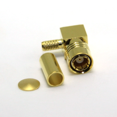 SMB Right Angle Solder / Crimp Plug - Image 3