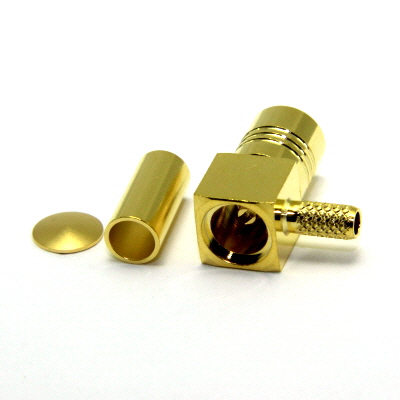 SMB Right Angle Solder / Crimp Plug - Image 4