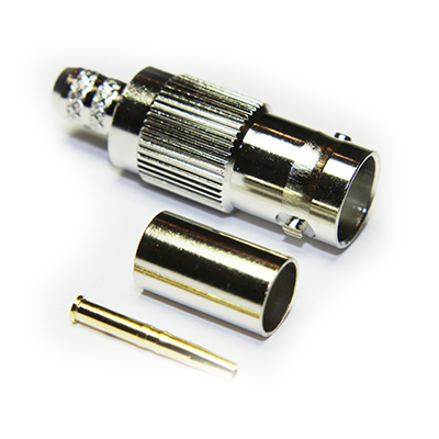 BNC Straight Crimp / Crimp Jack (1GHz) - Image 1