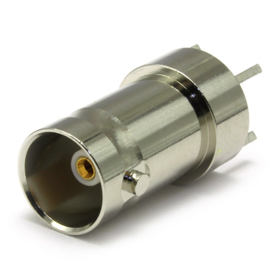 10-452-B6 - BNC  Straight PCB Mount Jack, 75 Ohm ( 20mm Long )