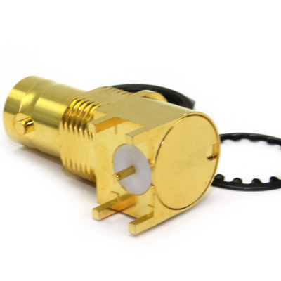 BNC Right Angle Low Profile Bulkhead Jack True 75 Ohm (6GHz) - Image 3