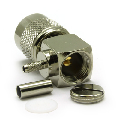 TNC Reverse Polarity Right Angle Solder / Crimp Plug - Image 3