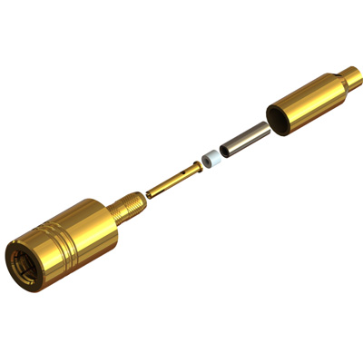 32-005-D3-AA - SMB Straight Crimp / Crimp Plug ( 5 Part ) 