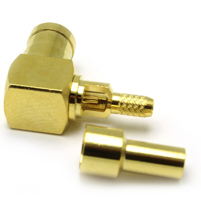 SMB Right Angle Capless Solder / Crimp Plug - Image 4