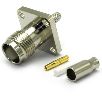 TNC 4 Hole Flange 4 Part Crimp / Crimp Jack - Image 2