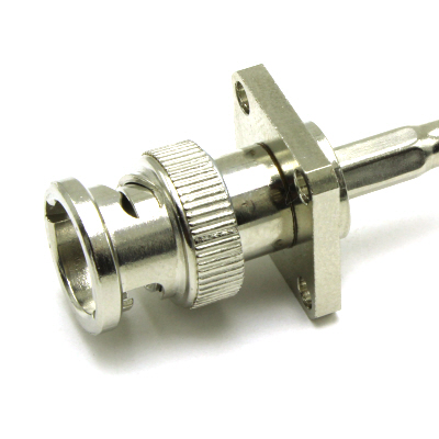 10-322-B3 - BNC 4 Hole Panel mount Plug Solder Bucket 